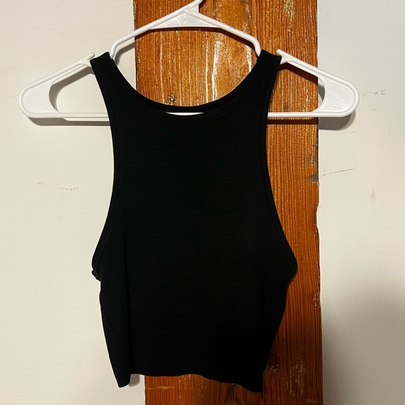 Zara Tops Zara Black Cropped Tank Top Poshmark